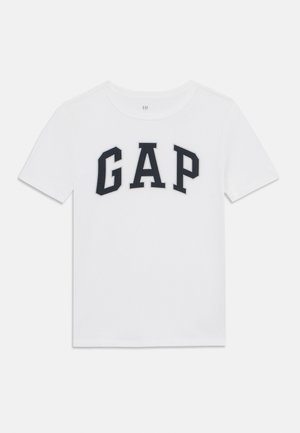 男童LOGO TEE - 印花T恤 - 新款米白色
